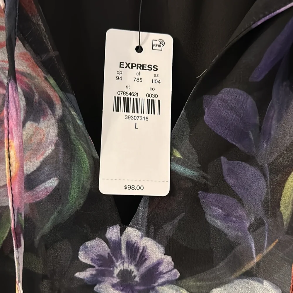 Express Maxi floral print dress NWT - Picture 4 of 6